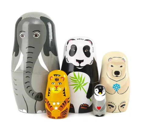 Animal nesting dolls