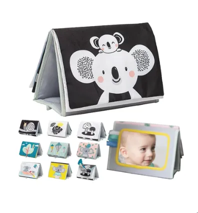 High-contrast baby book