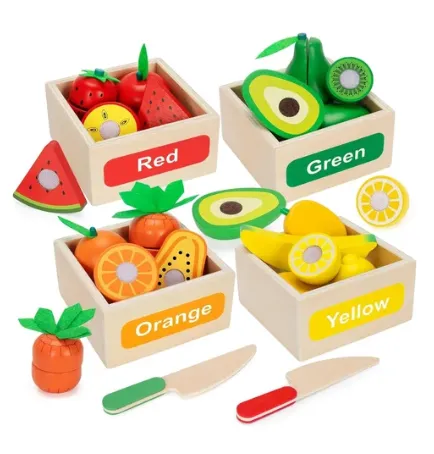 Wooden fruit play kitchen