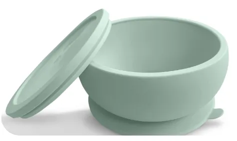 Silicone suction bowl