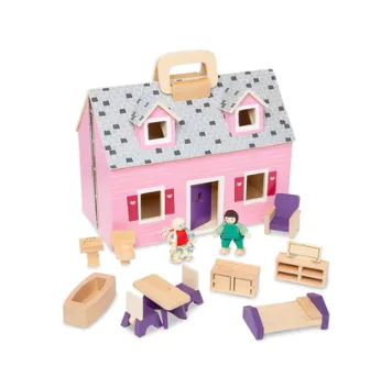 Wooden dollhouse