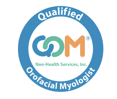 Qualified Orofacial Myologist (QOM) badge